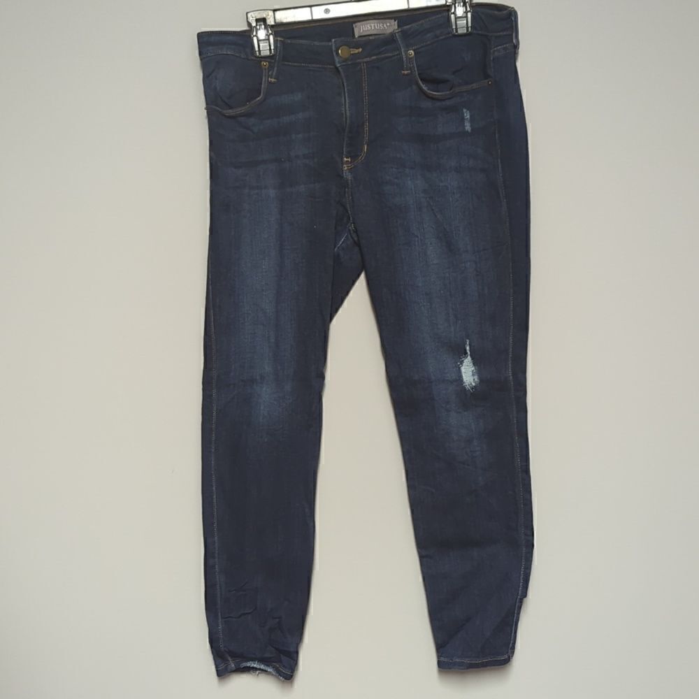 Just USA Dark Wash Skinny Jeans